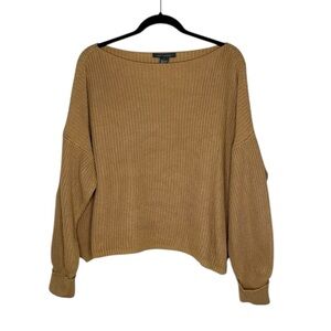 FRENCH CONNECTION 100% Cotton slouchy Oversized Knit Sweater size Medium